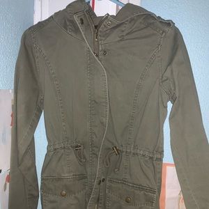 Green army jacket